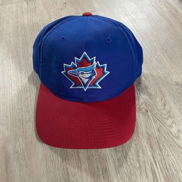 Vintage Outdoor Cap Toronto Blue Jays Snapback Hat MLB Baseball Blue Red Cap - Picture 1 of 8